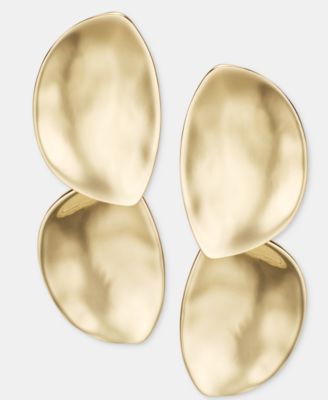 Sculptural Oval Statement Earrings