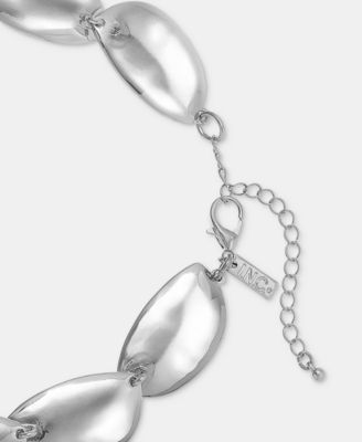 Sculptural Disc Collar Necklace, 16" + 3" extender