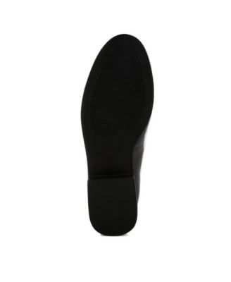 Womens Revanta Patent Faux Leather Loafers