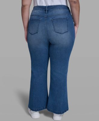 Plus Size Multi Coin Pocket Denim Jeans