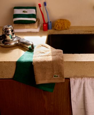 Heritage Croc Scale Cotton Hand Towel, 16" x 30"