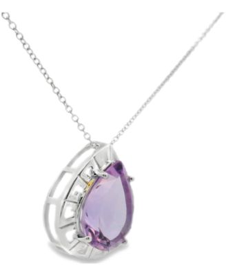 Sky Blue Topaz Pendant Necklace (8.3 ct. t.w.) in Sterling Silver