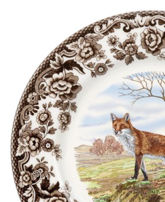 Spode Woodland  Red Fox Salad Plate