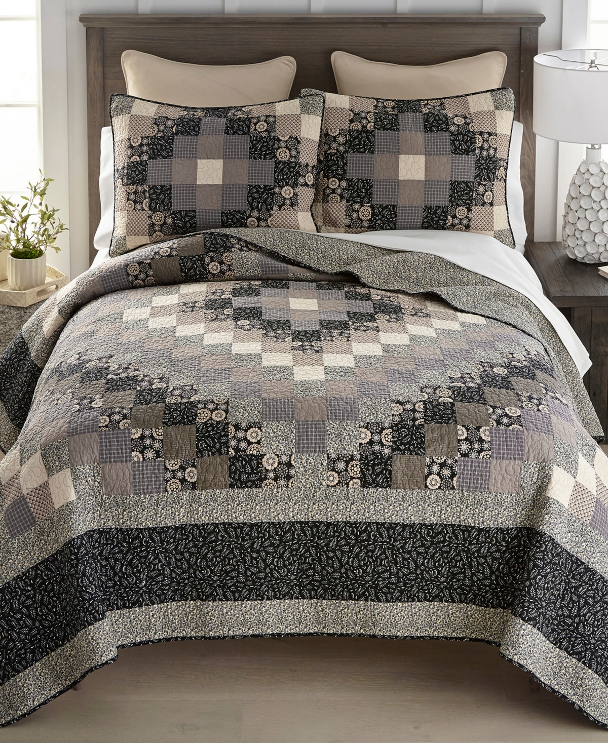 Donna Sharp Lexington Trip 3-Pc. Quilt Set, King