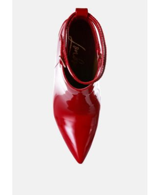 Womens Love Potion Pointed Toe High Heeled Boots