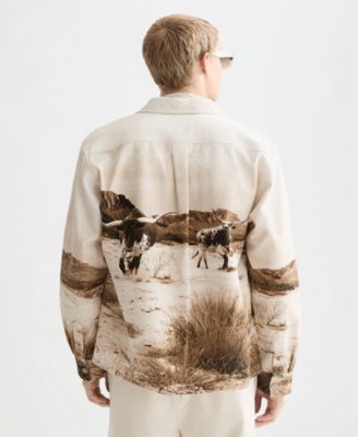 Men's Scenery Long-Sleeve Overshirt