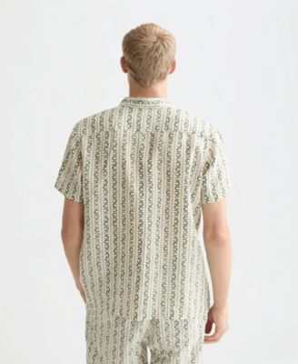 Men's Printed Short-Sleeve Shirt