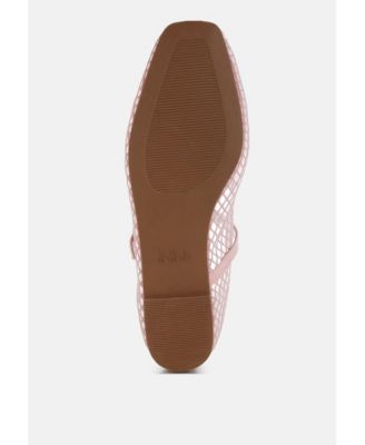 Womens Averona Mesh Mary Jane Flats