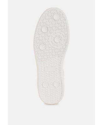 Womens Bostonia Real Leather Casual Sneakers