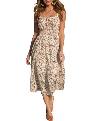 Women's Cottage Dream Floral Maxi Beach Dress