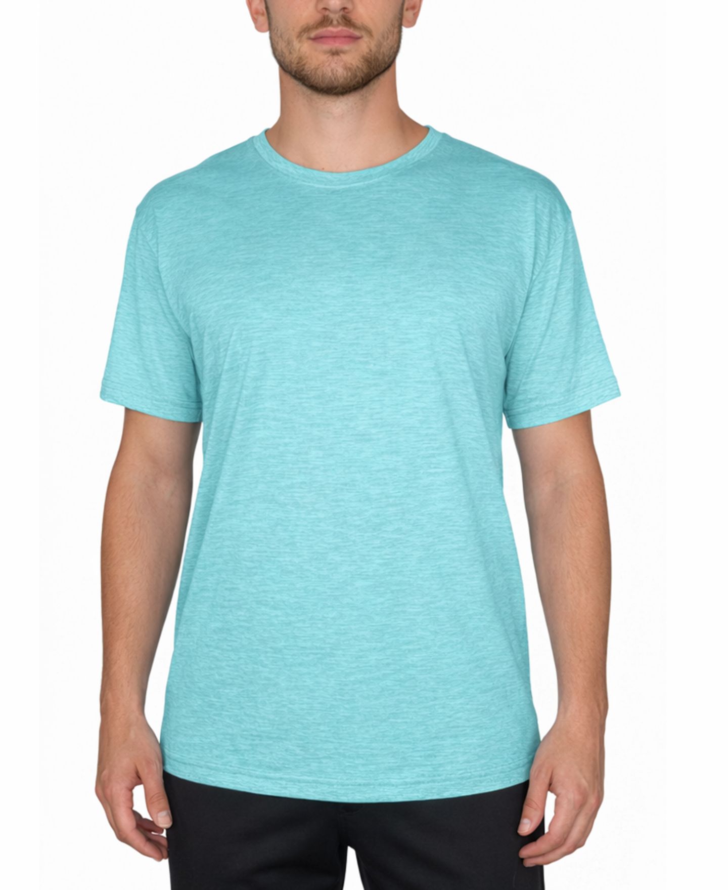 Мужская футболка Spire By Galaxy Short-Sleeve Crewneck, цвет: Аквамариновый — фото 1