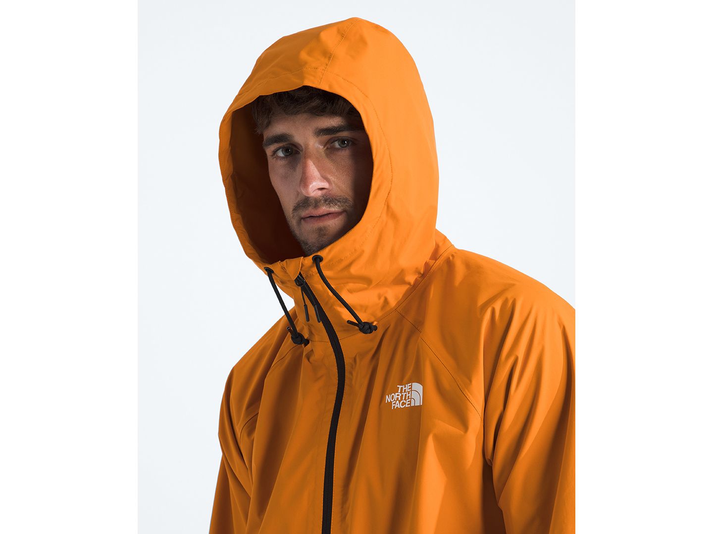 Мужская куртка The North Face Antora Rain Hoodie Jacket, цвет: Пыльный оранжевый — фото 7