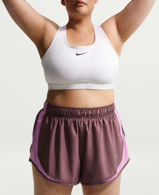 Plus Size Tempo Dri-FIT Mid-Rise Brief-Lined Running Shorts