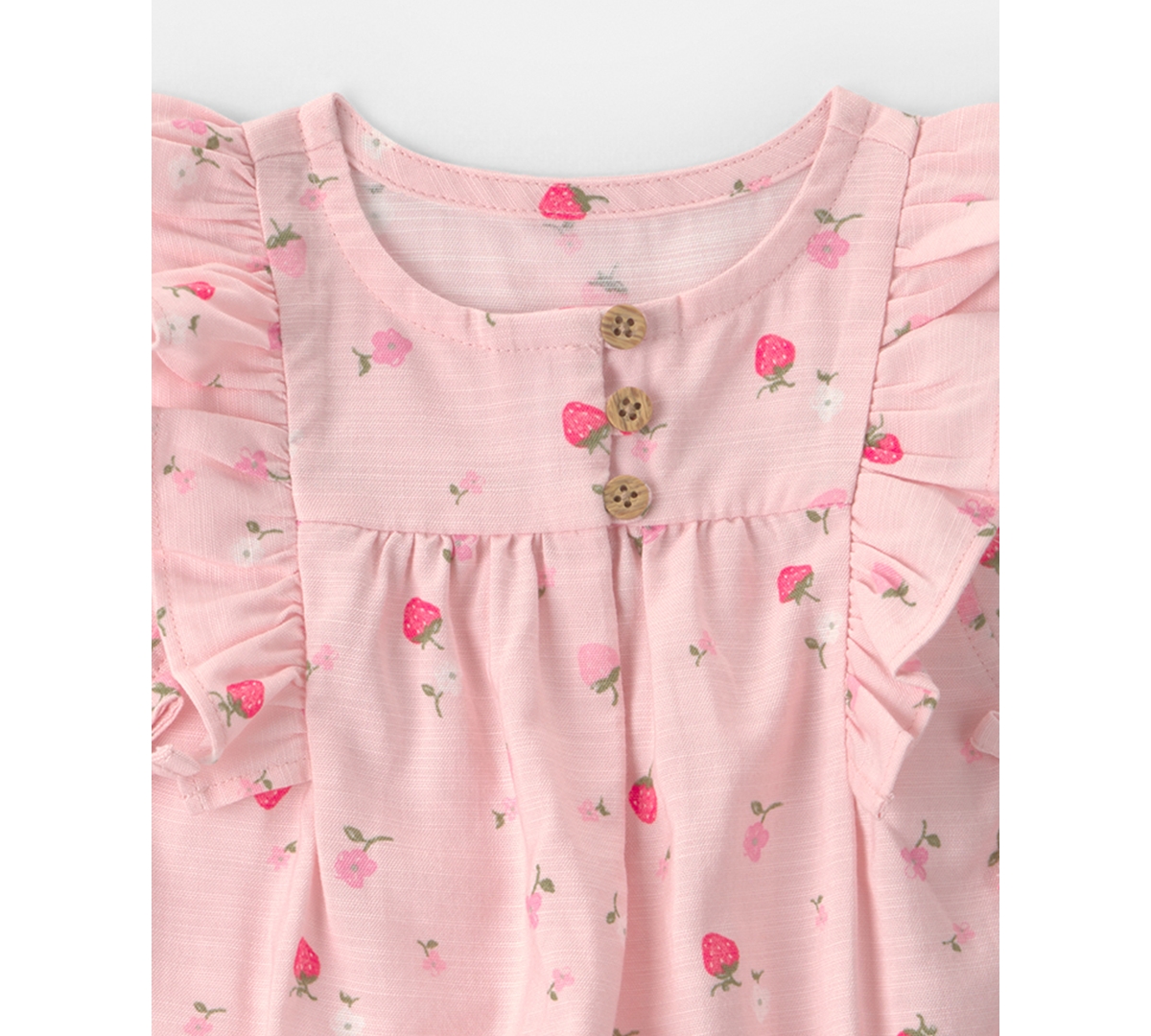 Carter's Baby Girls' Strawberry Print Sleeveless Romper