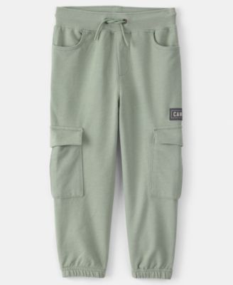 Boys' Toddler 2T-5T 'Camp Dino' French Terry Cargo Jogger Pants