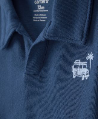 Baby Boys' Car Top and Shorts, 2-Piece Set