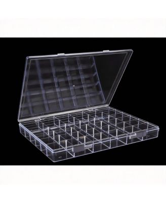 36-Grid Clear Acrylic Jewelry Organizer for Small Items