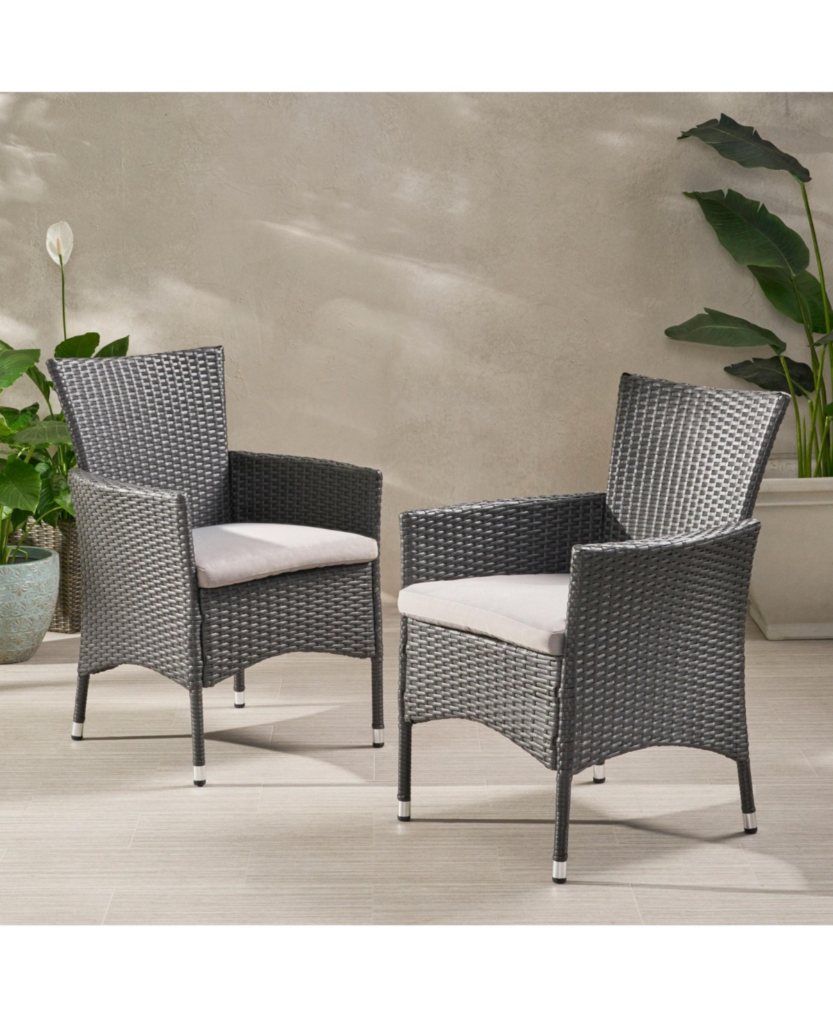 Flynama Set of 2 Malta Tubular Stainless Steel Dining Chairs Modern Linear Design Blended Style for Reception Lounge Living Area