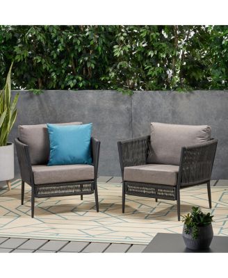 Outdoor Hanford Club Chair Dazzling Textures Exquisite Design Premium Patio Seating for Garden Backyard