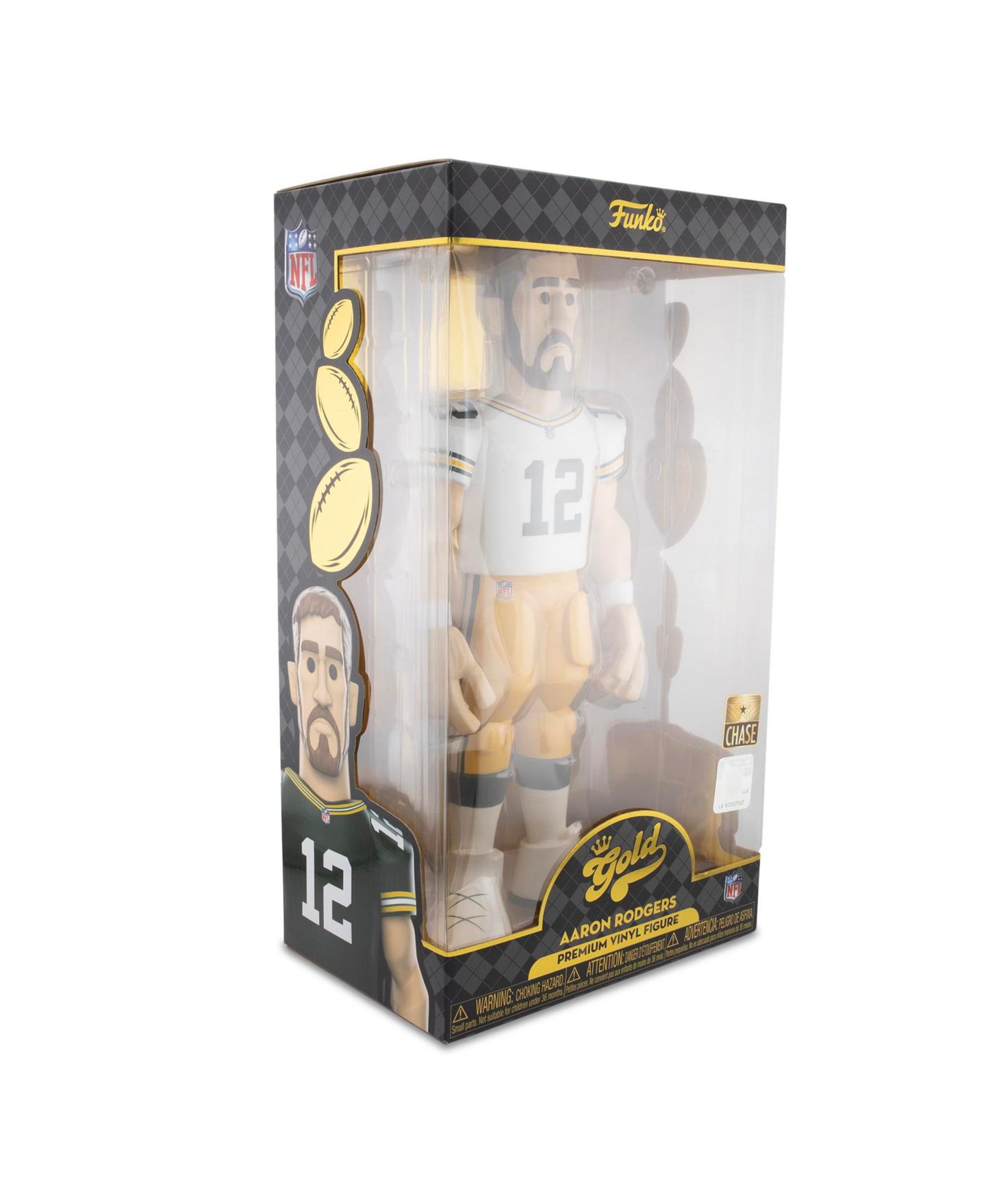 Детская фигурка Funko Pop! Green Bay Packers Aaron Rodgers Chase 12" Vinyl — фото 2
