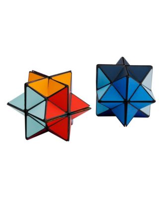 2-in-1 Ocean Split Magic Cube, Transformable Fidget Toy, Morphs into Star & More