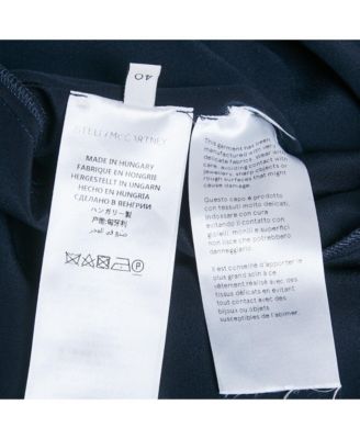 Women's Navy Blue Silk Puff Sleeve Maxi Dress