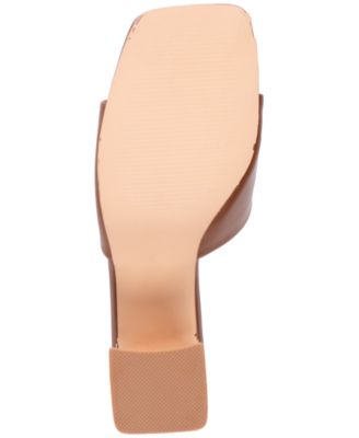 Women's Soho Square Toe Block Heel Dress Sandals