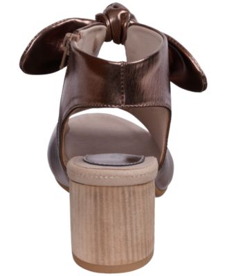 Women's Kimora Knot Detail Block Heel Dress Sandals