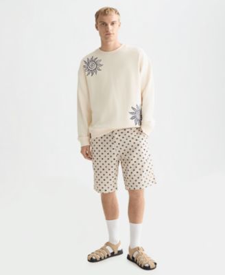 Men's Embroidered Regular-Fit Sweatshirt