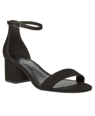 Ileana Two-Piece Block-Heel Sandals