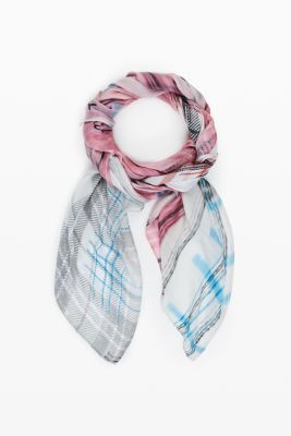 Women's Grunge rectangular foulard