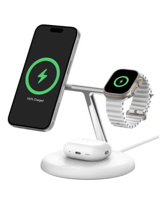 BoostCharge Pro 3-in-1 Magnetic Wireless Charging Stand with Qi2 15W