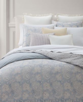 Leigh Paisley 3-Pc. Duvet Cover Set, King