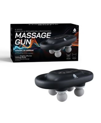 9-Speed Deep Tissue Massage Gun – Cordless, Rechargeable With 8Pro Massage Heads