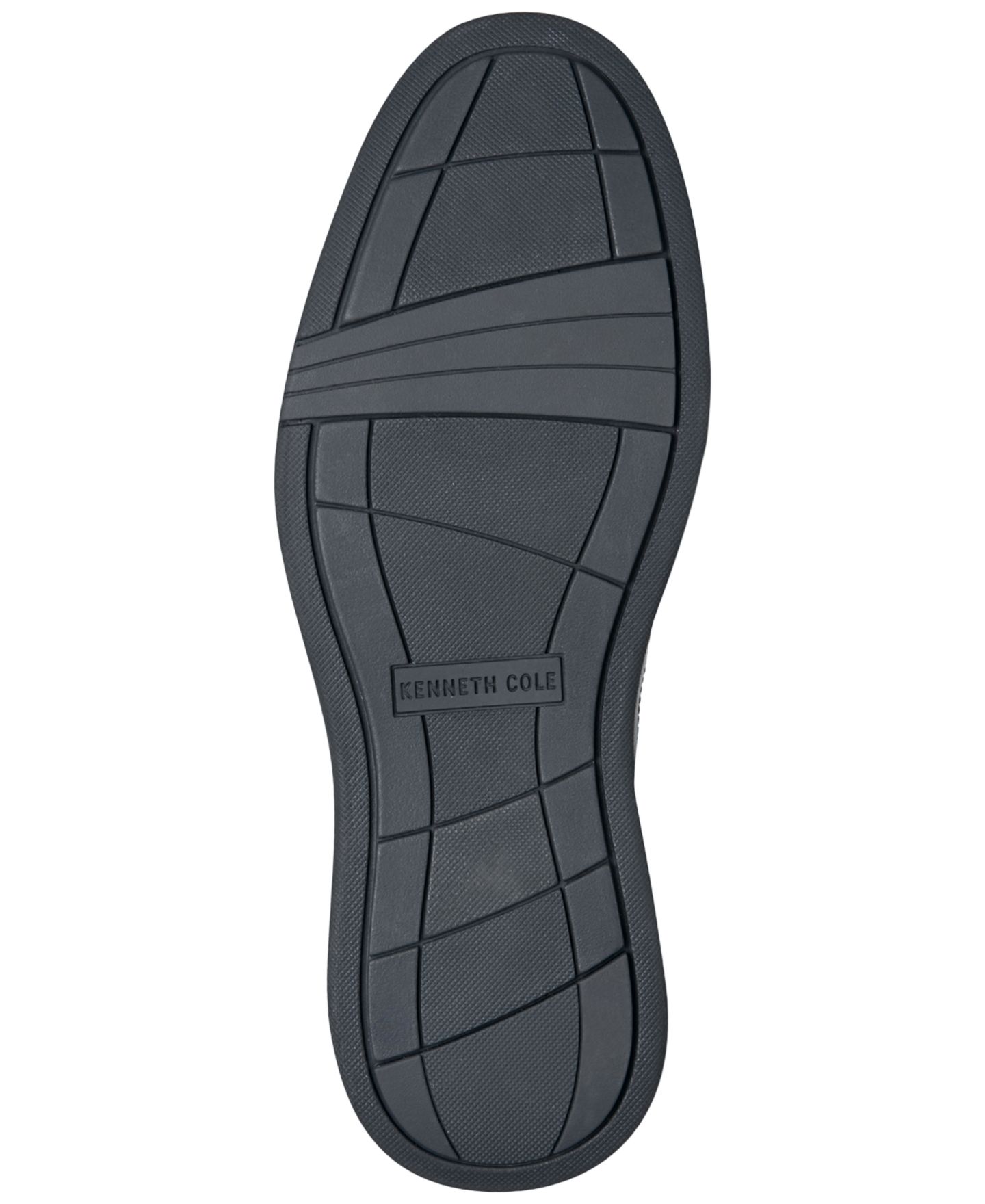 Мужские туфли Kenneth Cole New York Lendal Wingtip Oxford Dress Shoes, цвет: Чёрный кожаный — фото 5
