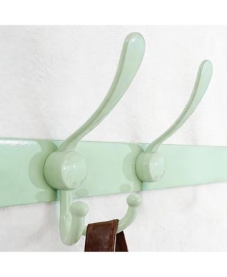 Heavy Duty 8-Triple Hook Coat Rack, 29.5" Long