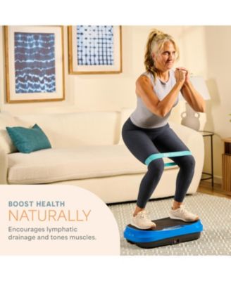 Waver Mini Vibration Plate Exercise Machine for Lymphatic Drainage – Compact Whole Body Vibrating Platform for Muscle Toning