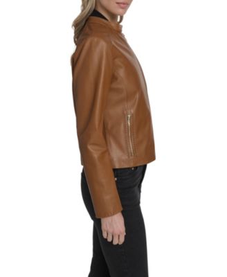 Women's Stand Collar Racer Jacket