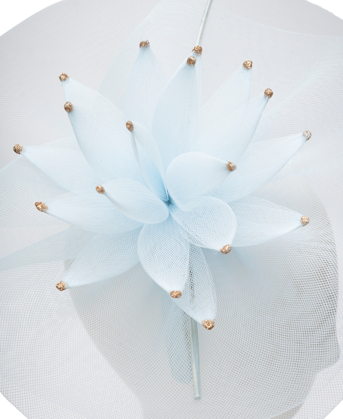 August Hats Mesh Flower Bead Fascinator Hat