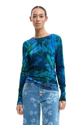 Women's Fine Garden Flowers Sweater