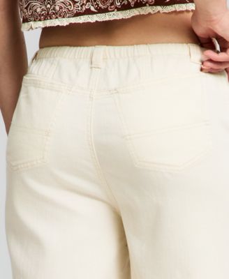 Women's Tie-Waist Drapey Jeans