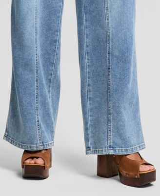 Women's Tie-Waist Drapey Jeans
