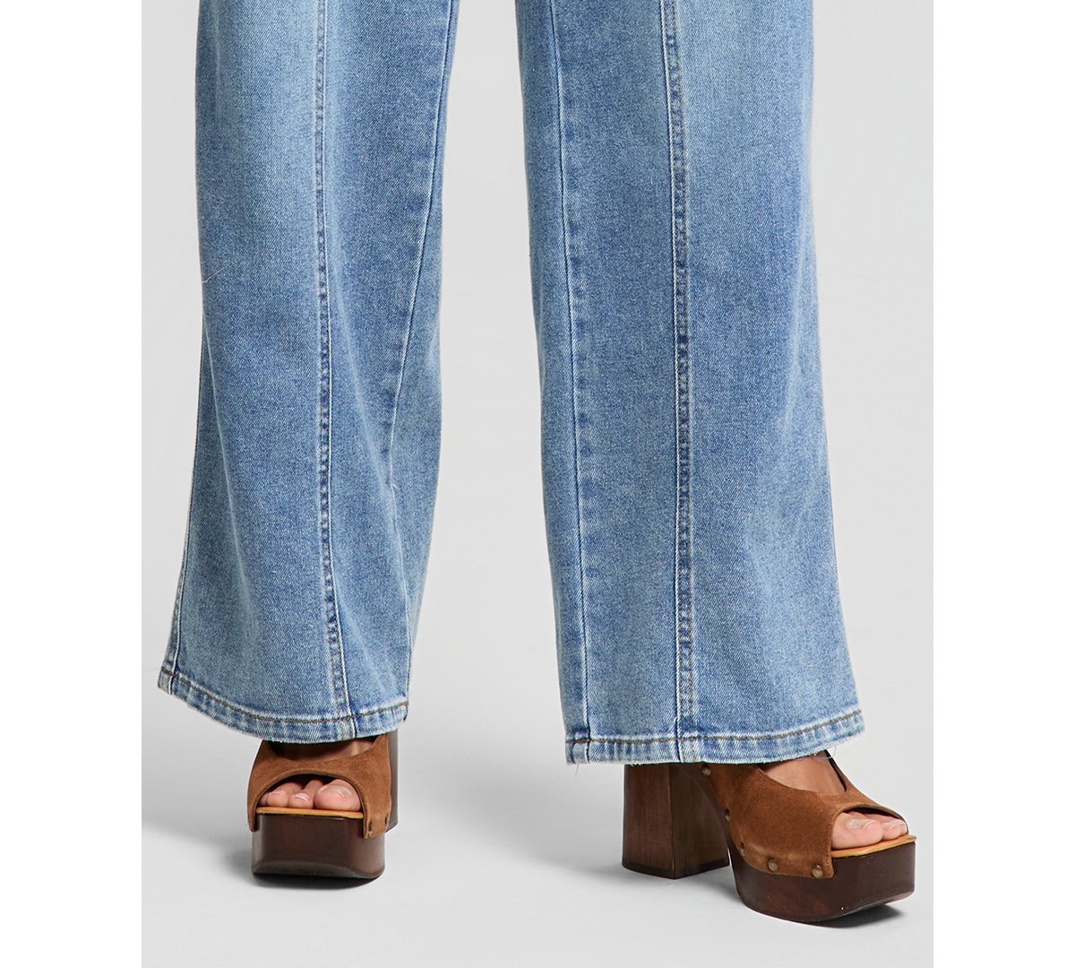 And Now This Women's Tie-Waist Drapey Jeans, Macy's Exclusive