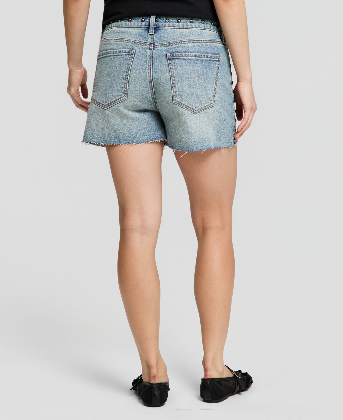 And Now This Women's Studded Jean Shorts, Macy's Exclusive