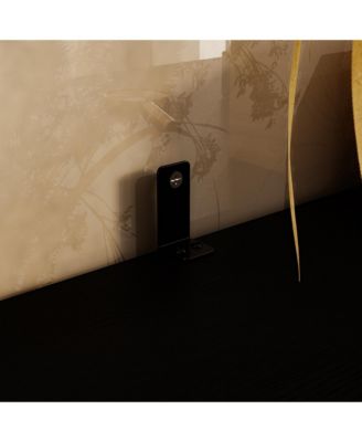 55'' W Sideboard With Glass Doors And Led Lights