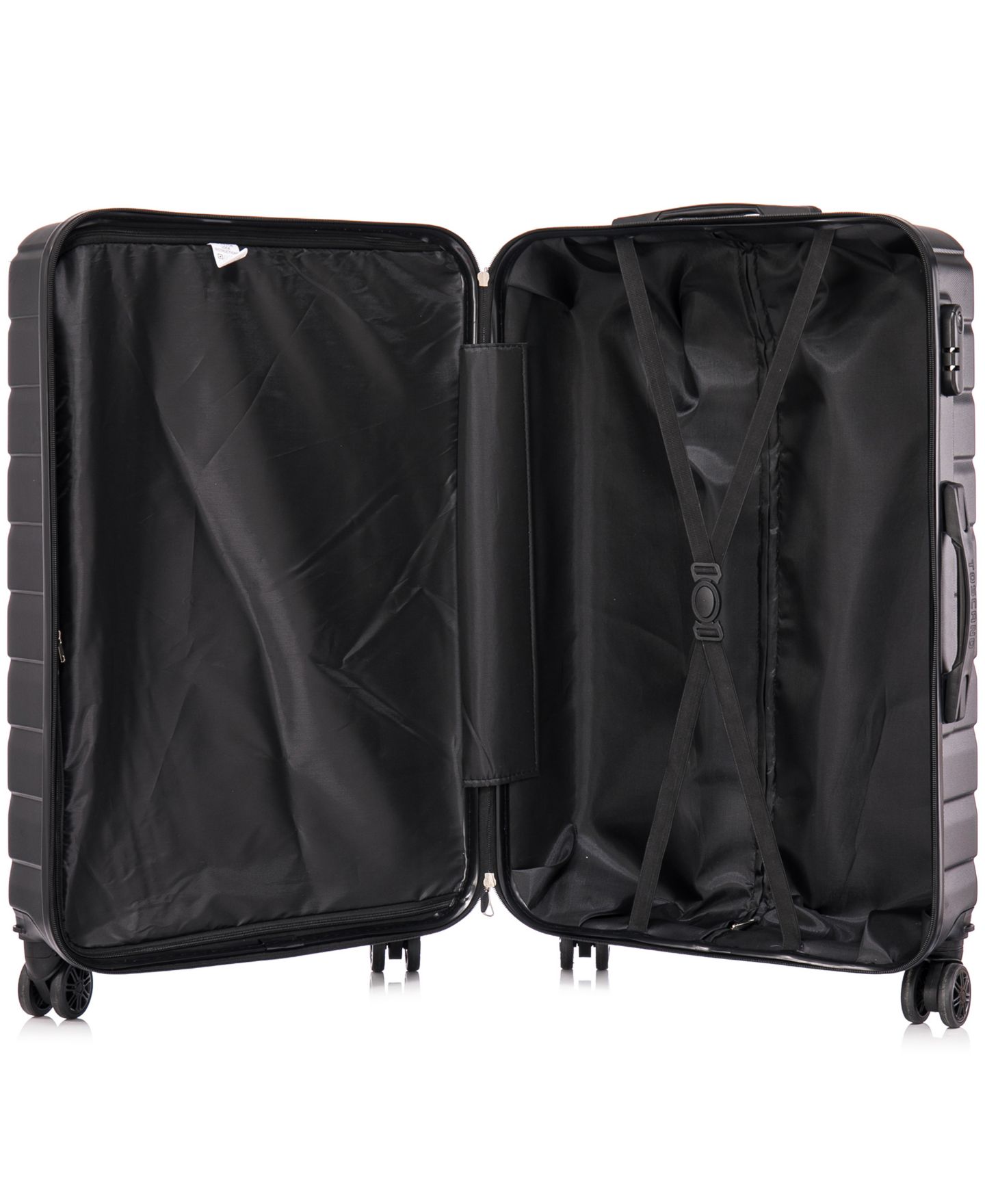 Чемоданы Tucci Italy Marvello 3-Pc. Hardside Luggage Set, цвет: Чёрный — фото 14