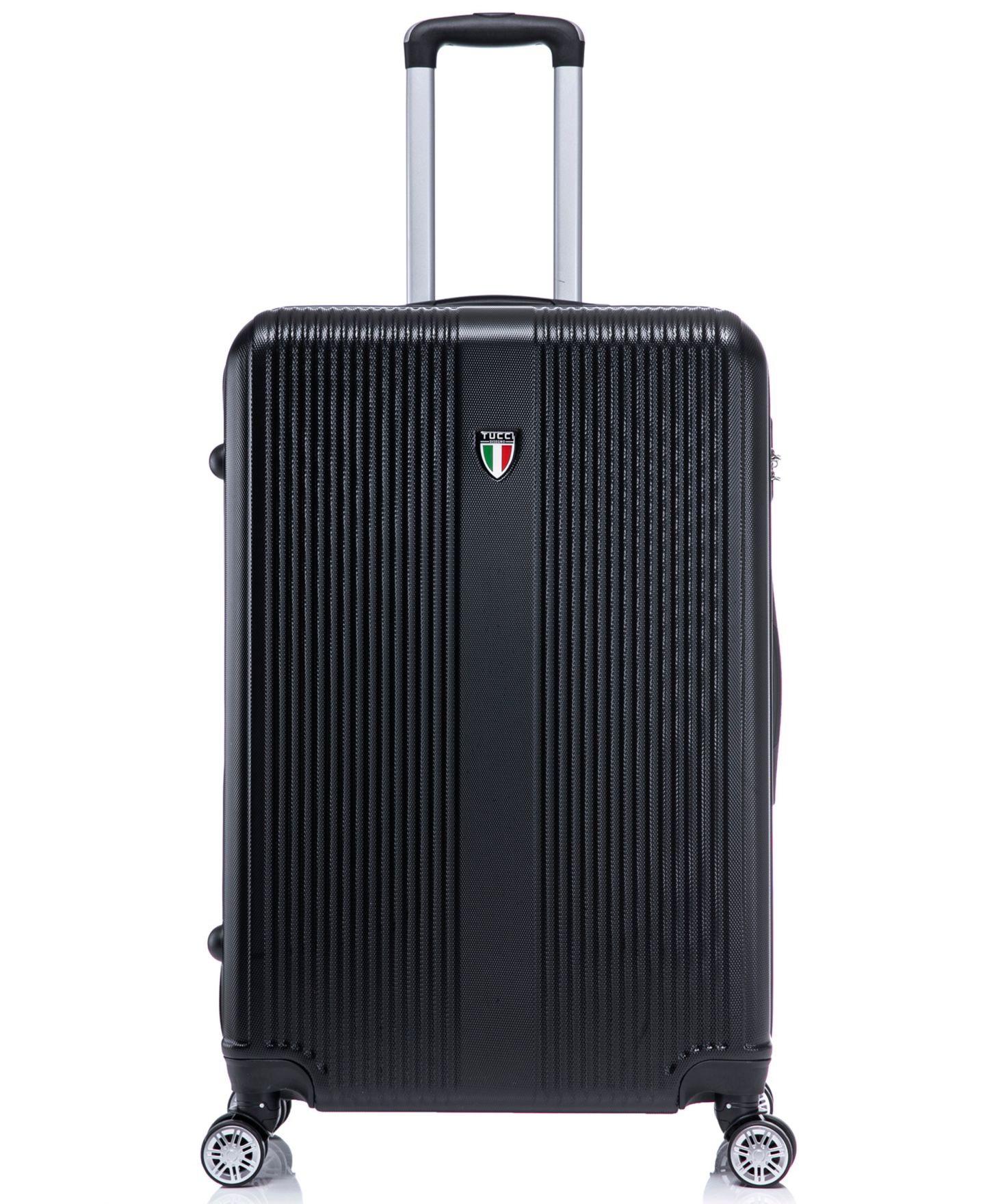 Набор из 3 чемоданов Tucci Italy Lustria с жёстким корпусом, цвет: Чёрный — фото 3