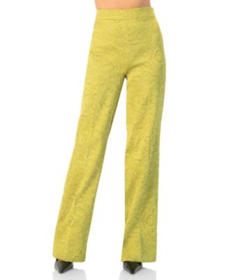 Women's Wide-Leg Straight Trousers with Wide Hem