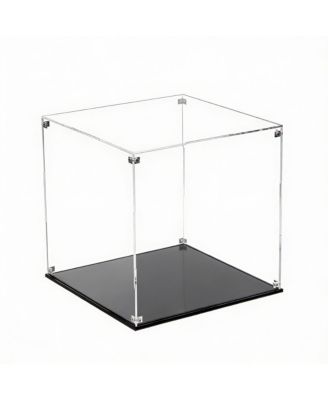 Clear Acrylic Display Box for Collectibles, Easy Assembly, Multi-functional Storage