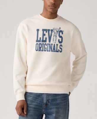 Men's Graphic Detail Crewneck Long-Sleeve Sweatshirt